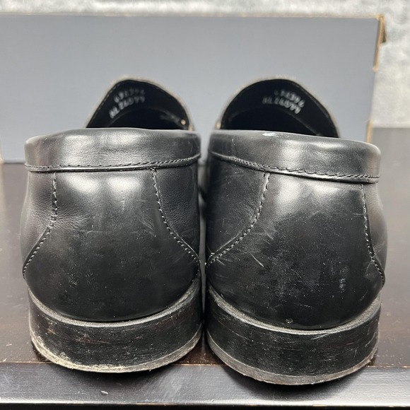 Polo Ralph Lauren Shoes Mens Size 11D Black Leather Penny Loafers Made USA - Picture 6 of 12